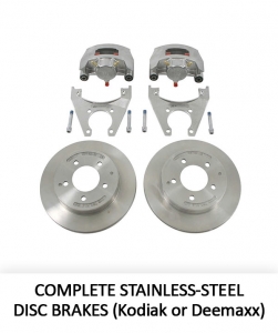 Complete stainless steel disc brakes | Boat trailer