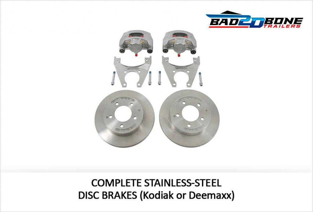 Complete stainless steel disc brakes