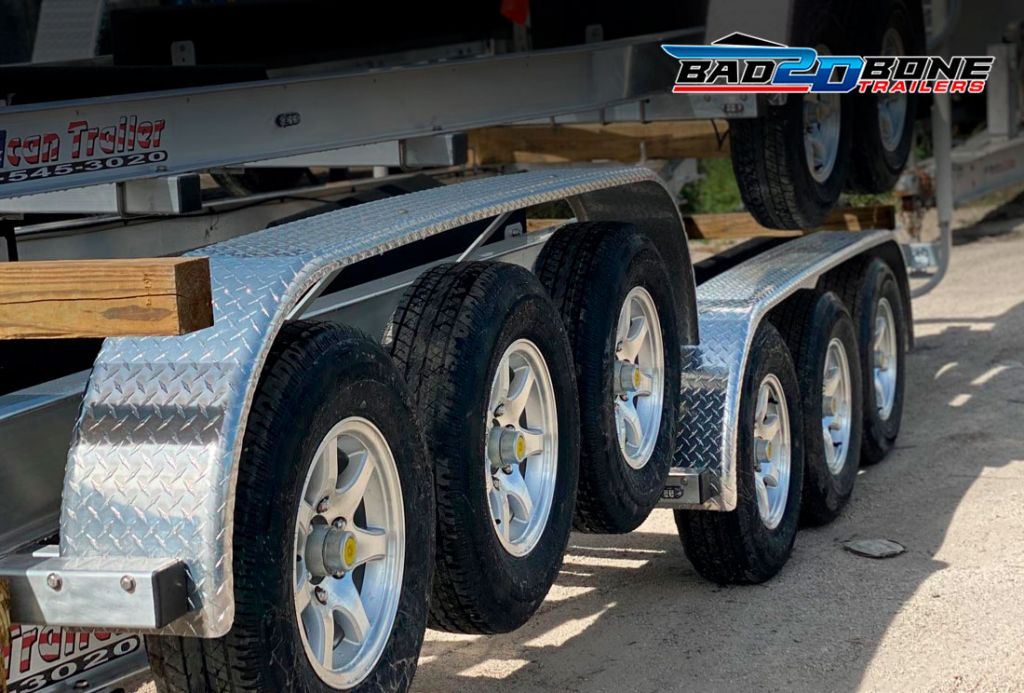 Boat trailer tites and rims